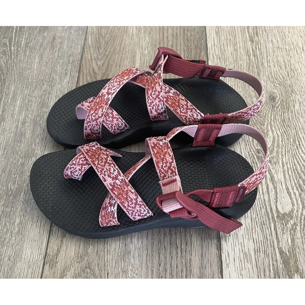 EUC $110 Chaco Women's Z/Cloud 2 Hiking Outdoor Comfort Sandals-Rhubarb Size 6 - Picture 5 of 14